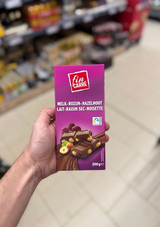 Melk-Rozijn-Hazelnoot