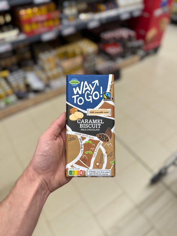 Milk Chocolate Caramel Biscuit
