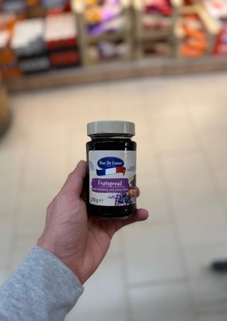 Fruitspread met Bosbessen en Viooltjessmaak
