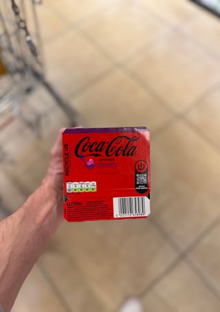 Coca-Cola Zero Sugar Cherry 4 x 250 ml