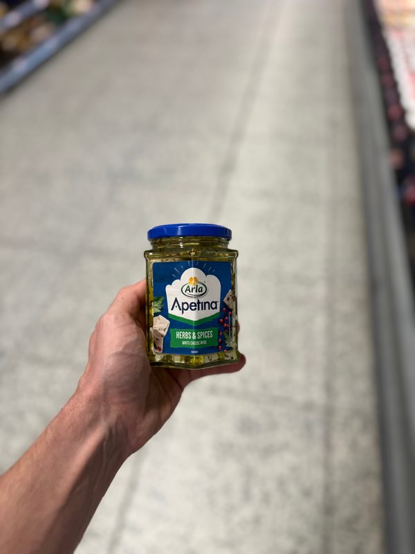 Apetina White Cheese in Oil Herbs & Spices