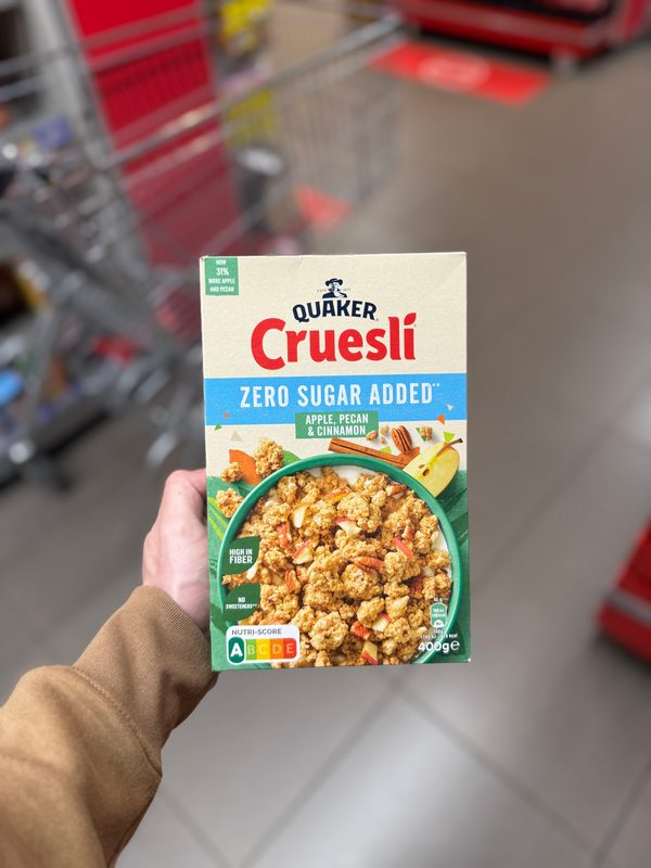Cruesli Apple, Pecan & Cinnamon Zero Sugar Added