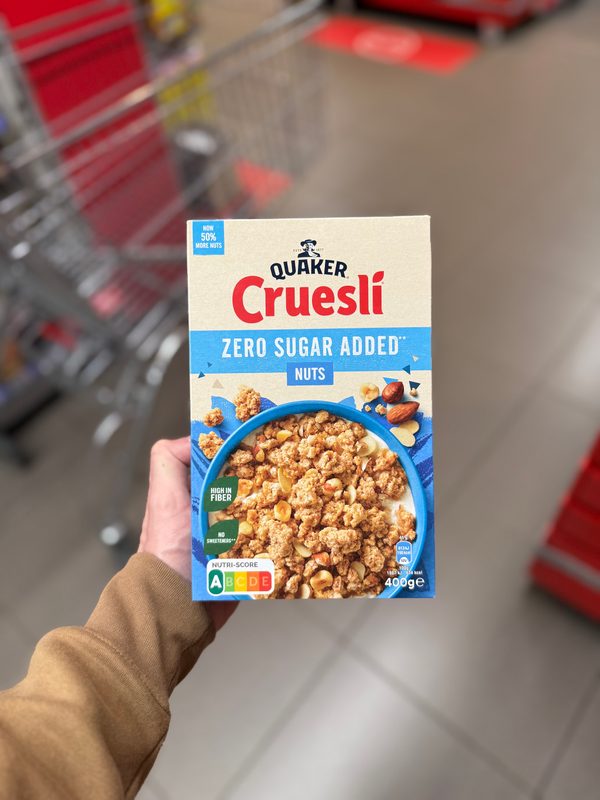 Cruesli Nuts Zero Sugar Added