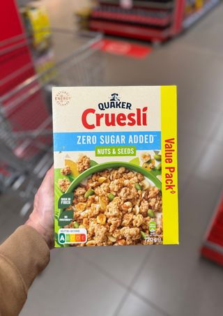 Cruesli Nuts & Seeds Zero Sugar Added 