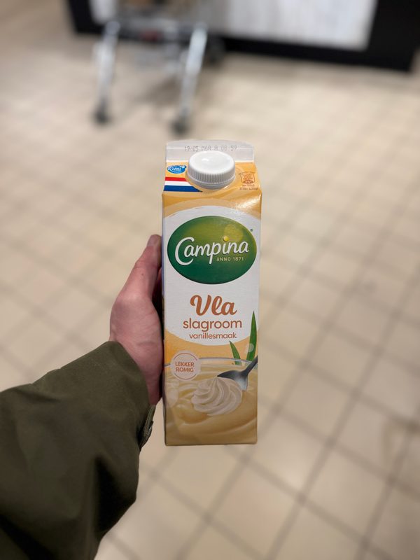 Vla Slagroom Vanillesmaak