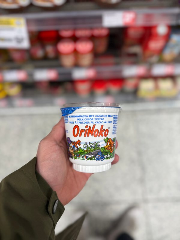 Boterhampasta met cacao en melk
