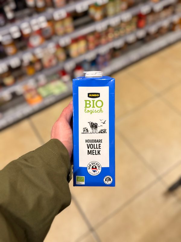 Biologisch Houdbare Volle Melk