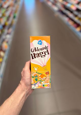 Gekleurde Hagel met Vruchtensmaak