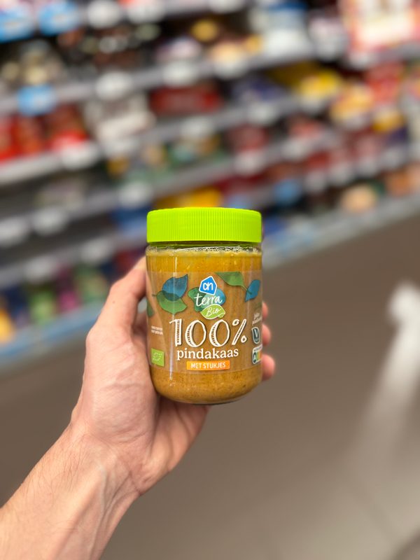 Pindakaas 100% met Stukjes
