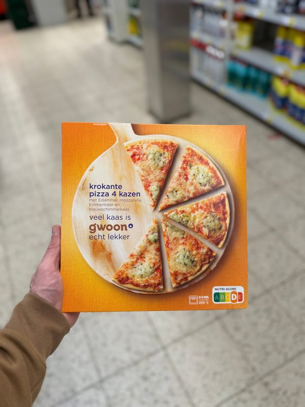Krokante Pizza Vier Kazen