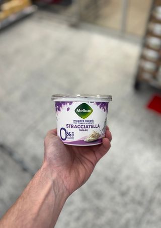 Magere Kwark met Magere Yoghurt Stracciatella Smaak