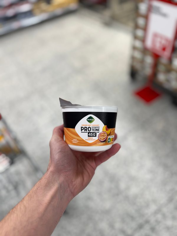 Proteïne Kwark met Yoghurt Perzik Passievrucht