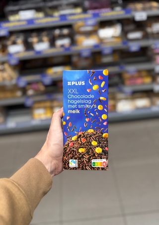 XXL Chocolade Hagelslag met Smiley's Melk